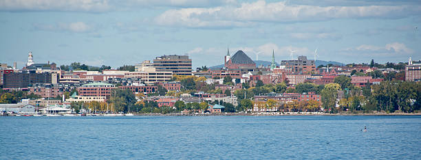 istock Windmills in the Burlington, Vermont skyline 484406181
