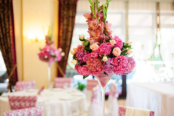 istock Beautiful flowers on the table 484411390