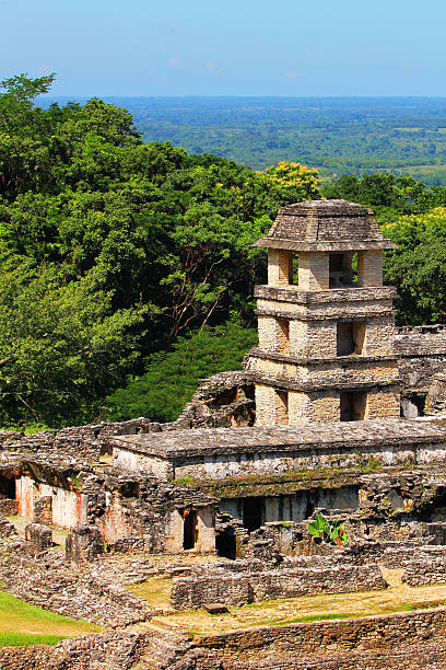 istock Palenque, Chiapas, Mexico. The Palace Observation Tower 484416910