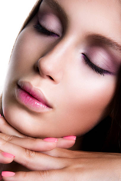 istock Romantic girl with beautiful makeup 484423226