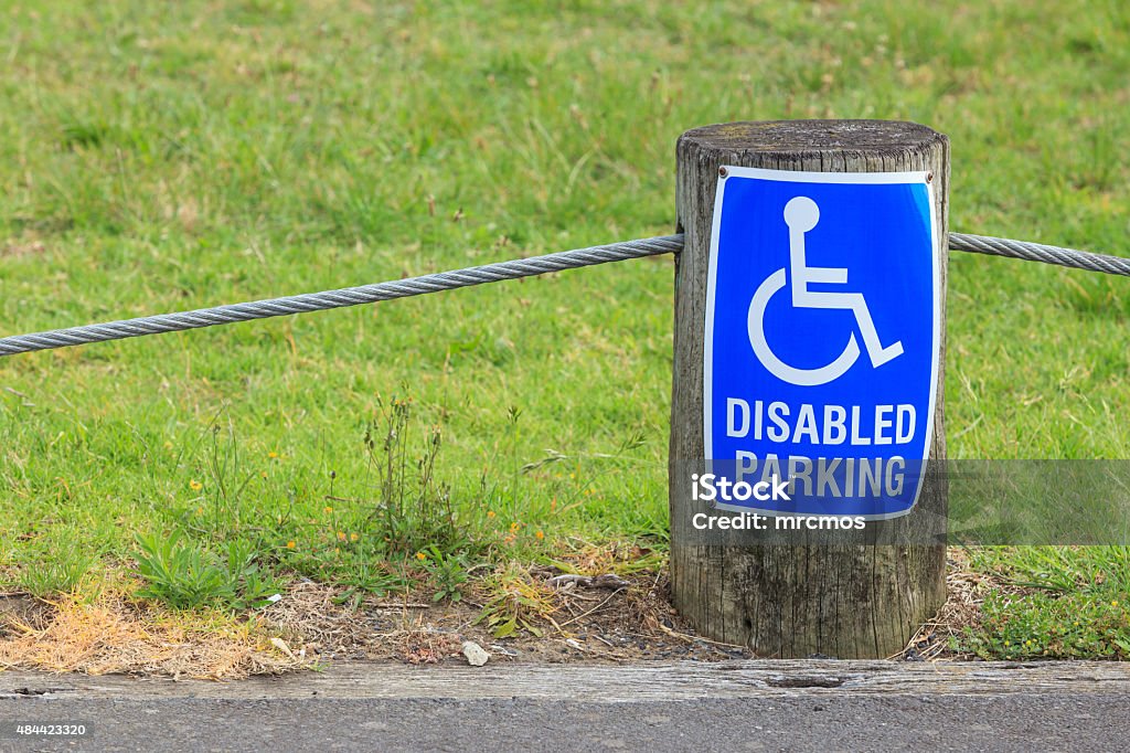 Disability Support Sign Disabled Parking Sign For Persons With Disabilities For Providi Stock ...