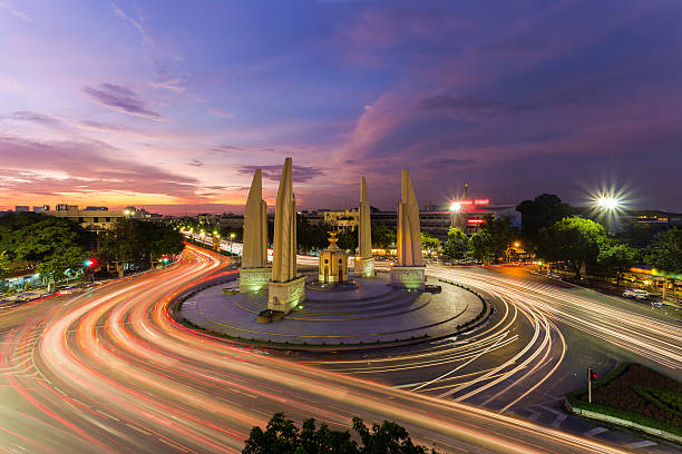 istock The Democracy Monument  at twilight time at Bangkok,Thailand 484424368