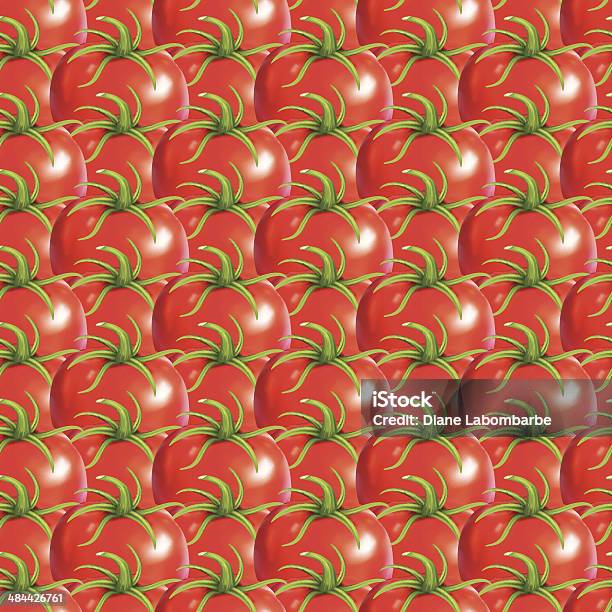 Rouges Tomates À Lancienne Motif Sans Couture Vecteurs libres de droits et plus d'images vectorielles de Couleur vive - Couleur vive, D'autrefois, En rang