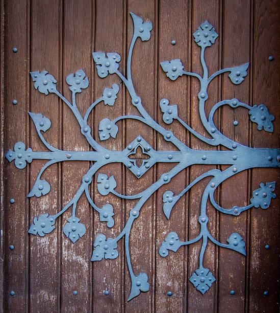 istock Ornate Church Door Hinge 484427053