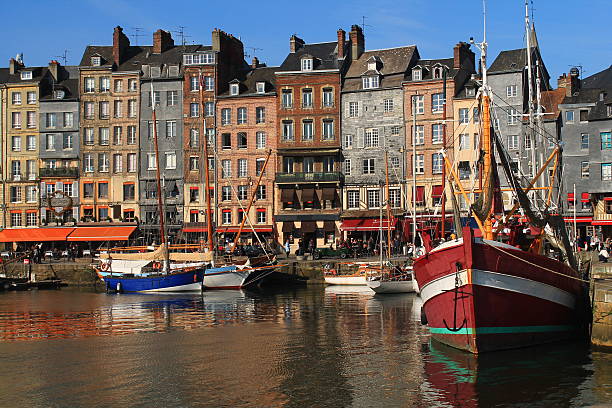istock Old Honfleur Basin, France 484427224
