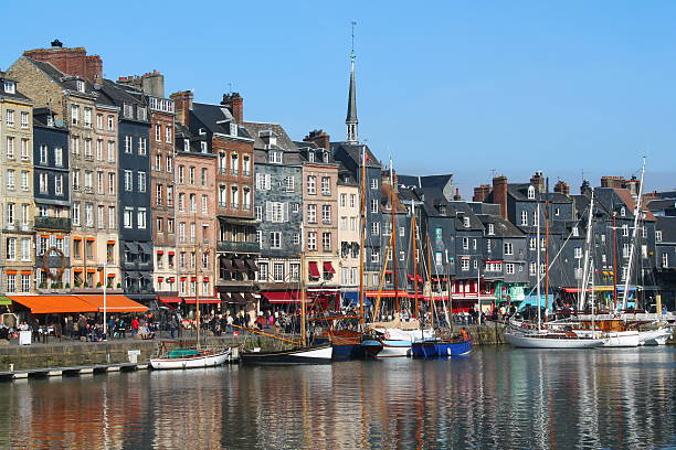 istock Old Honfleur Basin, France 484427256