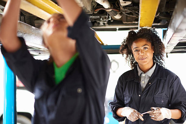 istock female garage mechanic portrait 484427688