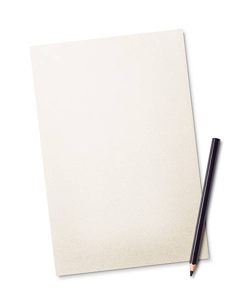 istock Empty Vintage old paper with pencil 484427891