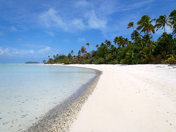 Deserted Beach stock photo