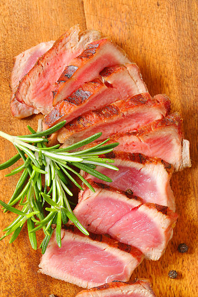 istock Slices of grilled mignon fillet 484428787