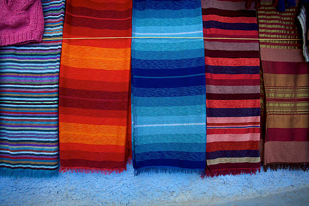 istock Background of Moroccan fabrics and carpet 484428834