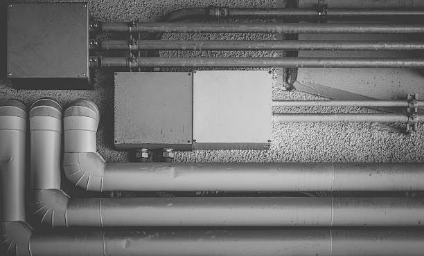 istock Close - up Pipeline water in industrial building 484431176