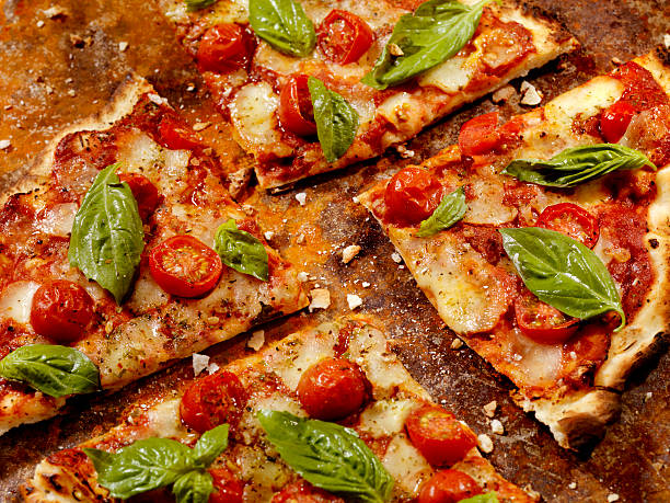 istock Oven Pizza Oven, Margherita Pizza 484432044