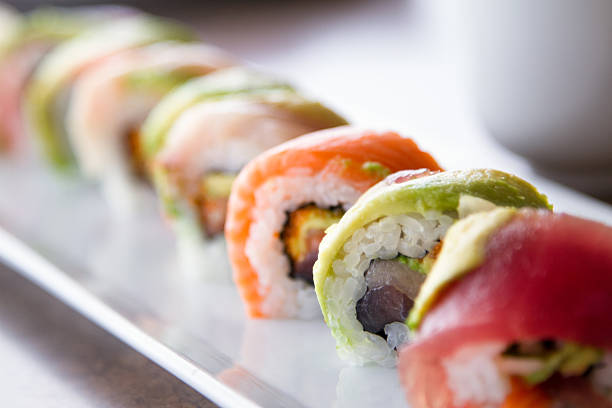 istock Assortment of Japanese Sushi 484432224