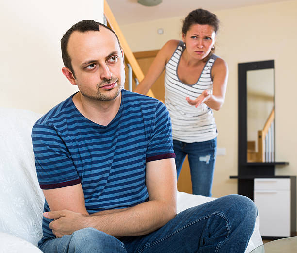 istock wife and furious husband discussing divorce 484437868