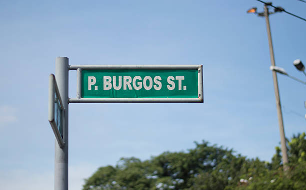 istock P. Burgos Street Sign 484438978