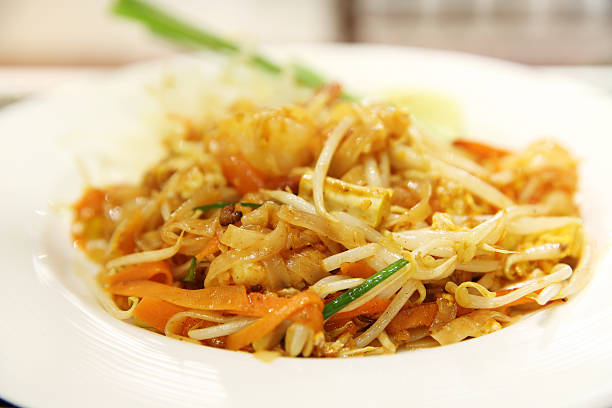 istock Thai food padthai fried noodle with shrimp 484450222