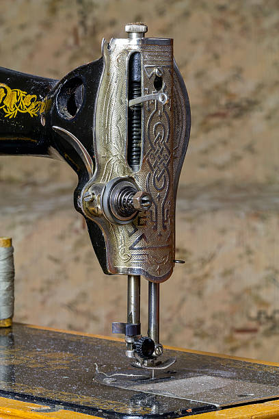 istock Part of the sewing machine. 484456696