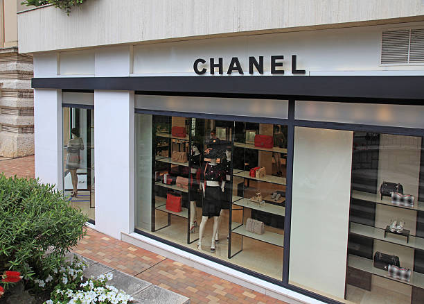 Monte Carlo, Monaco - May 15, 2013: Elegant luxury Chanel boutique near famous Monte Carlo Casino, Monaco.