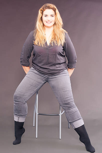 istock Beautiful buxom woman with a shapely figure 484469119