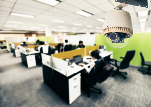 CCTV or surveillance operating in office