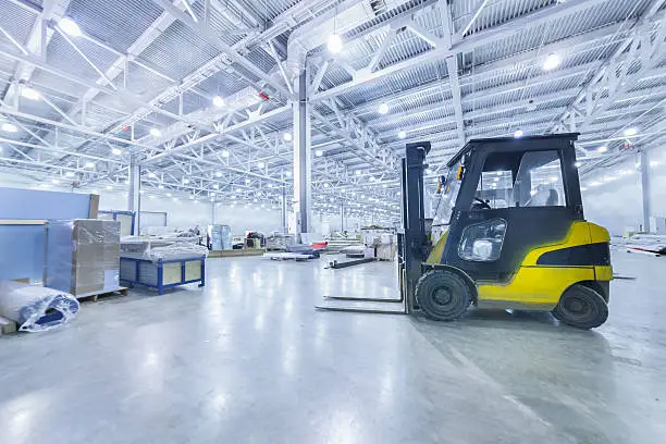 Photo of Forklift in a warehouse