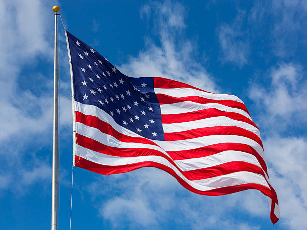 istock American flag against the sky 484470527