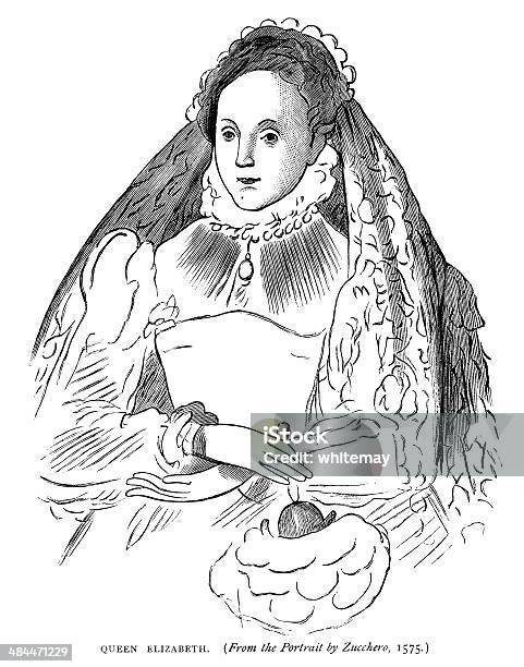 Queen Elizabeth O Primeiro - Arte vetorial de stock e mais imagens de 1870-1879 - 1870-1879, Adulto, Antigo