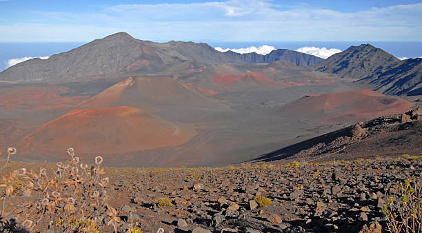 parco nazionale dell'haleakala, hawaii, stati uniti - hawaii islands big island waterfall nobody foto e immagini stock