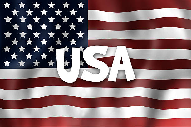 istock United States flag USA white font american design illustration 484472461