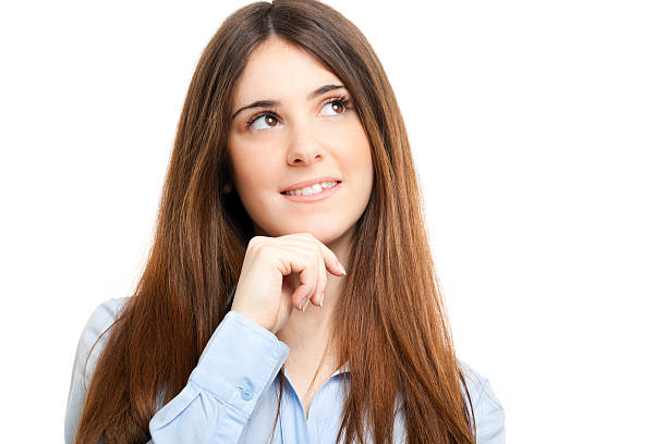 istock Thoughtful woman looking up 484473235