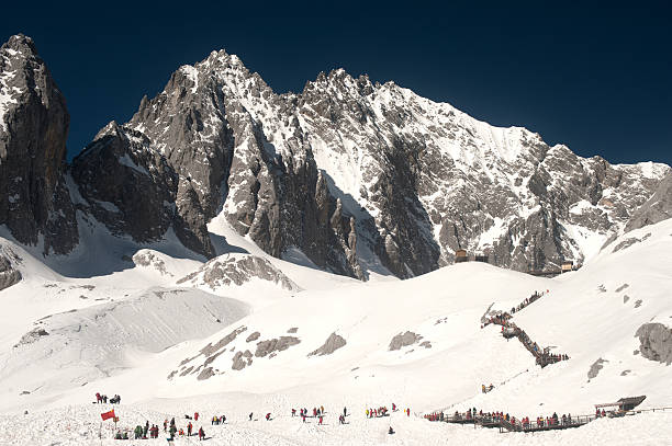 istock Top of Jade Dragon snow mountain. 484473685