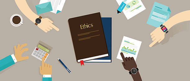 business ethic ethical company corporate concept business ethic ethical company corporate concept vector code of ethics stock illustrations