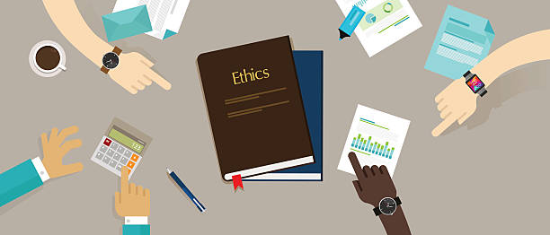 business ethic ethical company corporate concept business ethic ethical company corporate concept vector legal ethics stock illustrations