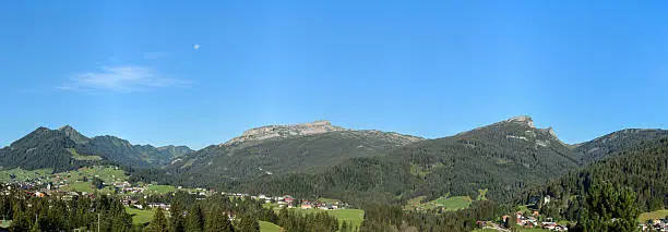 Riezlern, Hirschegg, Hoher Ifen, Gottesacker, Kleinwalsertal, Austria