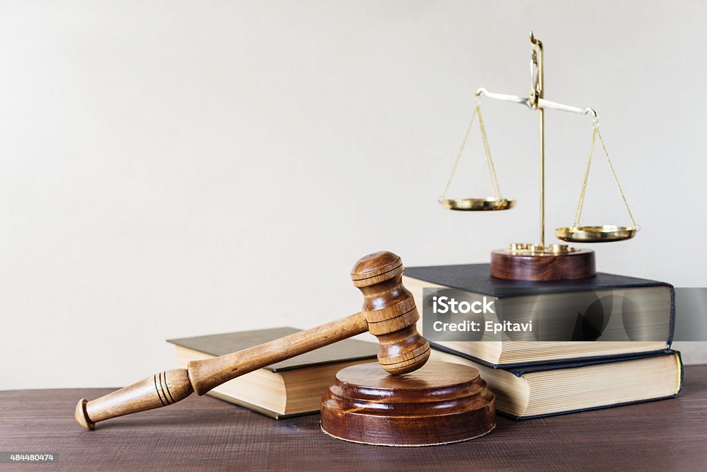 Legal Symbols of law Gavel Stock Photo