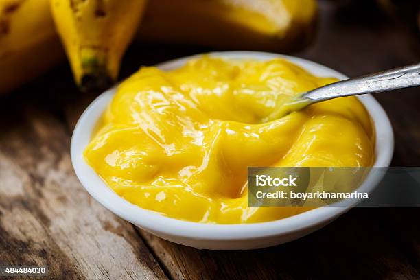 Banana Cream Stock Photo - Download Image Now - 2015, Backgrounds, Banana