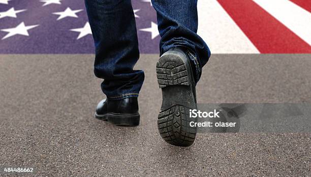 American Way Stock Photo - Download Image Now - 2015, Adult, American Flag