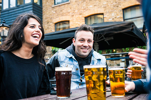 istock Hanging out with a fresh beer in a London Pub 484486808