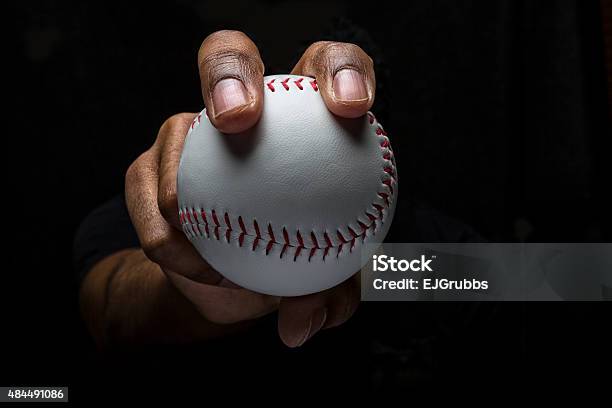 Baseball Fastball Grip Stock Photo - Download Image Now - Baseball - Ball, Human Hand, Baseball - Sport