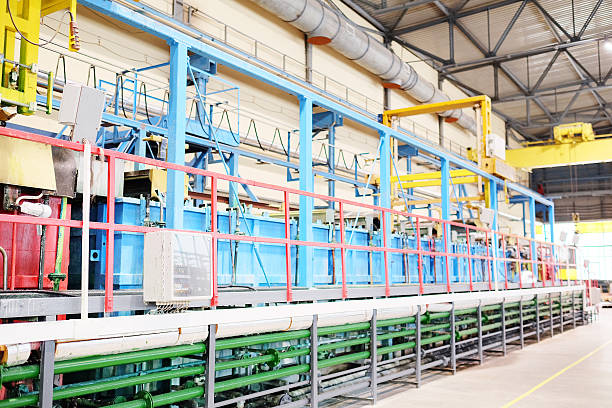 istock conveyor at the factory 484494082