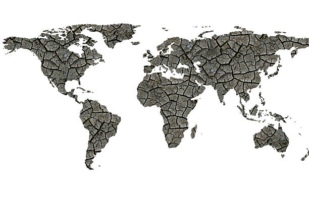 riscaldamento globale. sfondo bianco - global warming earth globe warming up foto e immagini stock