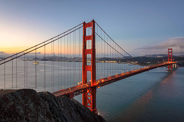 istock Sunrise at Golden Gate Bridge in San Francisco 484506738
