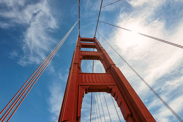 istock Golden Gate Bridge up to the sky, San Francisco 484506742