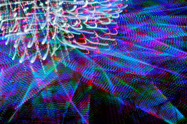 istock Carnival Fair Ride Lights Abstract Motion Blur 484508538