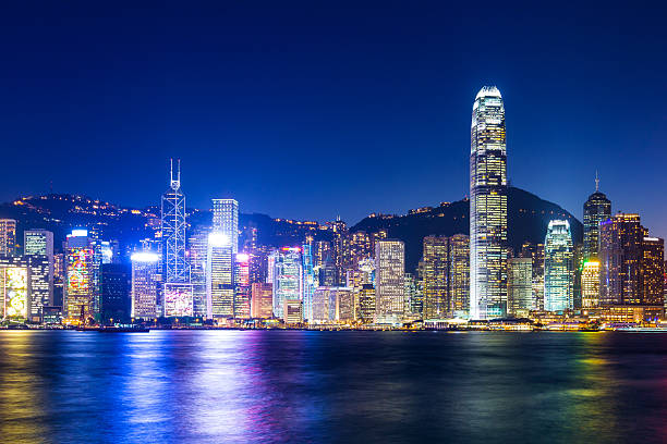 istock Hong Kong in night 484514671