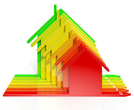 Energy Efficiency Rating Houses Show Eco Or Environmental Home
