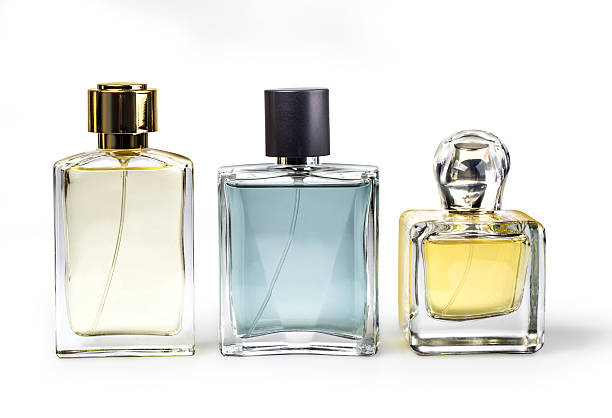 botellas de perfume - perfume sprayer fotografías e imágenes de stock
