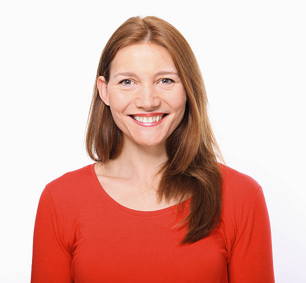 Happy Young Woman Smiling Portrait.