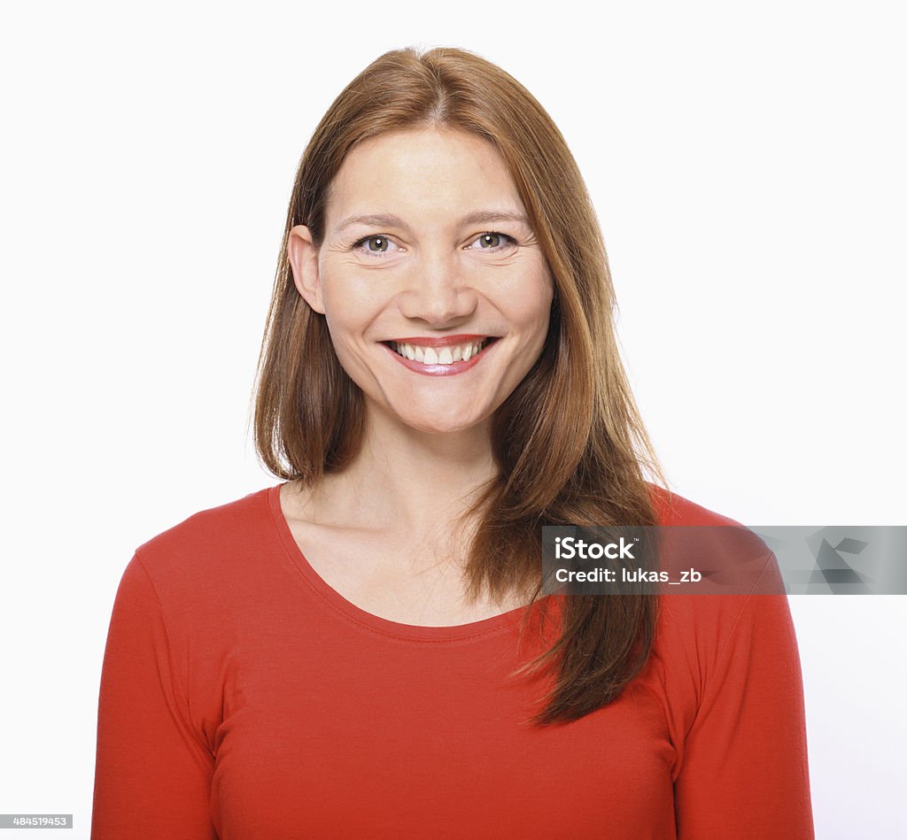 Happy Young Woman Smiling Portrait. Happy young woman smiling portrait. Women Stock Photo